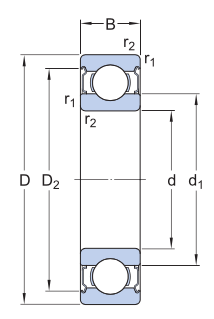 6309-2Z/C3 SKF