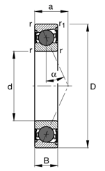 HCS71908-E-T-P4S-UL FAG