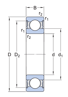 61807-2RS1 SKF